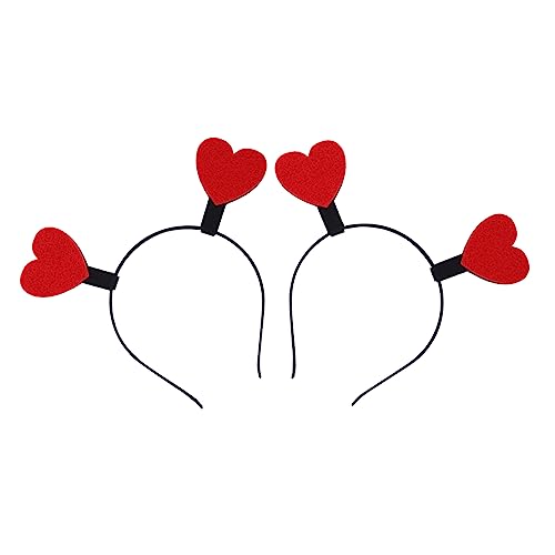 Housoutil 6 Stk valentinstag stirnband kinder haarschmuck fasching haarschmuck Haarbänder Hochzeit Stirnband Valentinstag Foto Requisiten Dekor niedlich Kopfbedeckung Ausgabekarte Damen von Housoutil