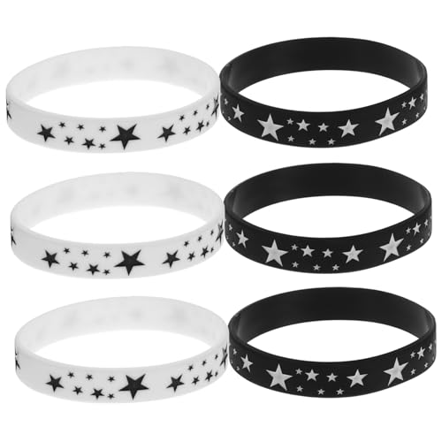 Housoutil 6 Stück Armband Armbänder Handgelenkband saumband Kieselgel Housoutil 6 Stück Armband Armbänder Handgelenkband saumband Kieselgel von Housoutil
