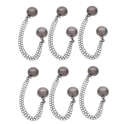 Housoutil 6 Stück Teiliges Verstellbare Magnetische Kleidungsclips Praktische Hemdanpassung ohne Nähen Starke Magnetische Knöpfe für Jeans Drag Clips für Hosenbeine Einfach zu Verwenden von Housoutil