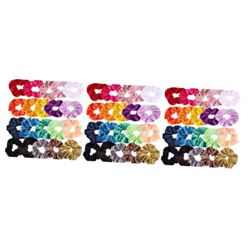 Housoutil 60 Stk Scrunchie-Haarseil Haarbänder für Mädchen Mädchenhaare Pferdeschwanz haarschmuck Stretch-Haargummi elastisches Haargummi Elastizität Haarring Krawatte Stirnband Fräulein von Housoutil