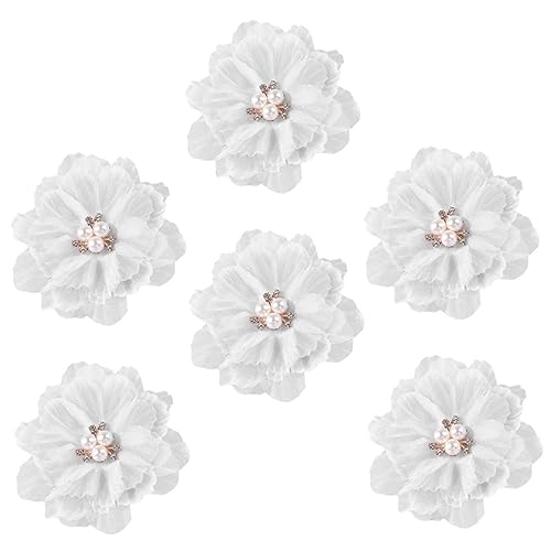 Housoutil 6St Haarnadel haarschmuck Haarspangen Mädchen Haarschleifen Hochzeit Haarspange Tiara Haarklammer Kopfschmuck für Mädchen einfache Haarspange die Blumen Knall-Clip von Housoutil