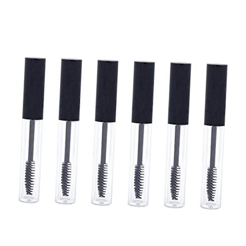 Housoutil 6St Mascara-Tube leer wimpernbürste Maskare klarer Lipgloss leere Röhre Behälter für Wimperntusche Maniküre Maskara Probe Luftraumüberwachung reisen Container von Housoutil