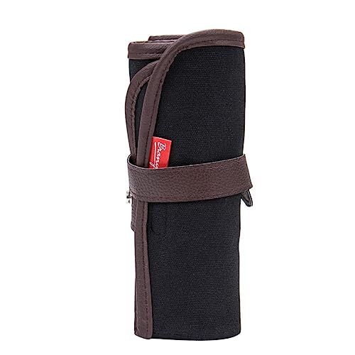 Housoutil Bleistiftetui Segeltuch 72 Löcher Stifterolle Schlamperetui für Schüler Tragbarer Organizer für Zeichenstifte Platzsparend und Langlebig von Housoutil