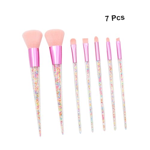 Housoutil 7St kosmetikpinsel makeup pinselset schminke schminkpinselset puder pinsel makeup brush sets Puderpinsel konisch einstellen Eyeliner-Pinsel Suite Fräulein Make-up Pinsel von Housoutil