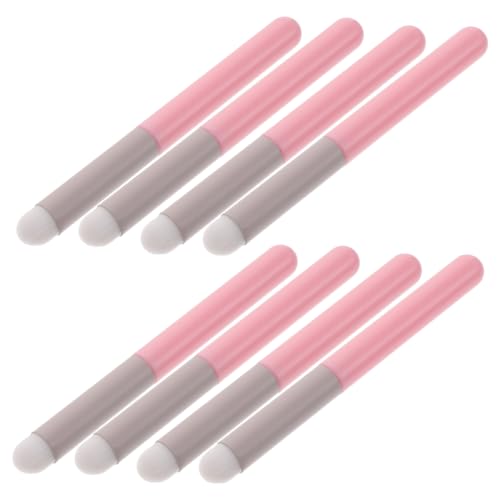 Housoutil 8st Lippenpinsel Lippenstiftpinsel Applikatoren Für Lipgloss Augenbürste Make-up-pinsel-werkzeug Kosmetikpinsel Tränengraben-concealer-pinsel Lidschatten Das Gesicht Reisen Schwamm von Housoutil