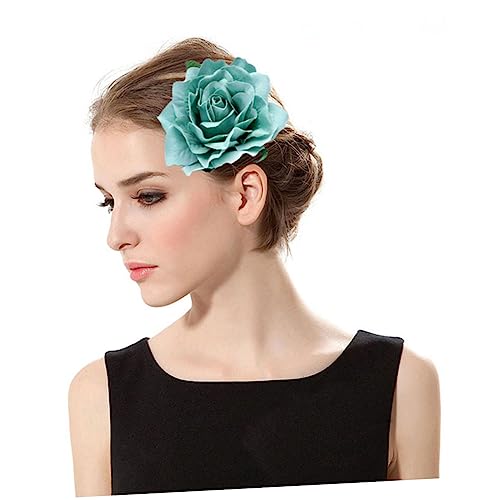 Housoutil 8st Rosafarbene Haarspange Rosendekor Rosenhaar Gefälschte Rosenkorsage Gelbe Corsage Für Frauen Hochzeitsabzeichen Rosenblüten-haarnadel Blumen- Jahrgang Plüschstoffe Mexiko Braut von Housoutil