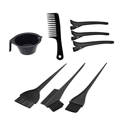 Housoutil 8st Werkzeug Zum Färben Von Haaren Entenschnabel-clip Styling-haarspange Badezimmer-organizer Applikatorschale Und Pinsel Haarfärbepinsel Haarfarbenkamm Einstellen Haarfärbemittel von Housoutil