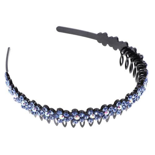 Housoutil Anti-Rutsch-Stirnband Diademe für Frauen Nagel-Übungsmatte Lidschatten-Paletten-Organizer Eis spielen Haarband Tiara Kopfbedeckung für Frauen Haarschmuck wild Schal Plastik von Housoutil