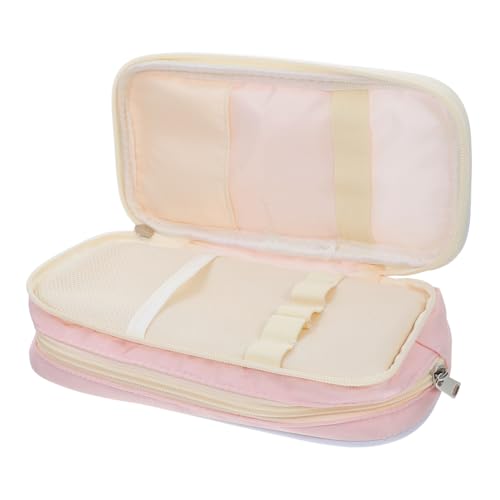 Housoutil Großes Federmäppchen Mit Reißverschluss Hoher Kapazität Stifte-Organizer Für Schreibtisch Und Schulbedarf Mit Kategorisierungsfächern Robust Und Leicht Zu Reinigen Für von Housoutil