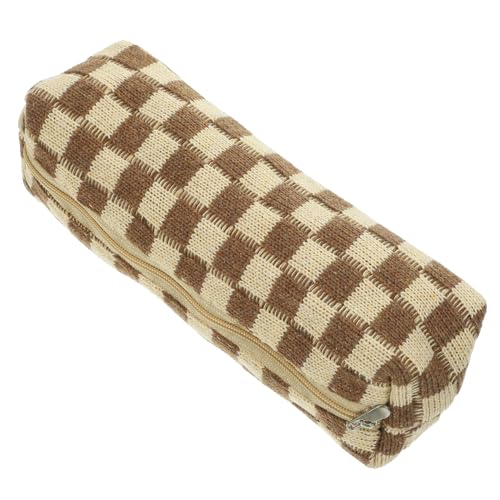 Housoutil Federmäppchen Im Schachbrettmuster Multifunktionaler Schreibwarenkoffer Tragbares Schreibwarenetui Organizer Federmäppchen Bleistift Beiges Federmäppchen Groß Polyester Coffee Housoutil Federmäppchen Im Schachbrettmuster Multifunktionaler Schreibwarenkoffer Tragbares Schreibwarenetui Organizer Federmäppchen Bleistift Beiges Federmäppchen Groß Polyester Coffee von Housoutil