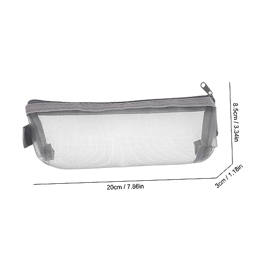 Housoutil Große Transparente Stifttasche mit Reißverschluss Reißfestes Waschbares Material Multifunktionaler Organizer für Schule und Büro Leichte Wiederverwendbare Federtasche von Housoutil
