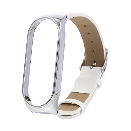 Housoutil Gurt Uhrengehäuse Für Herren Schauen Sie Klug Accessoires Für Männer Gummiband Kristallarmbänder Armbänder Für Frauen Mann Haut Armband Fräulein Weiß Universal- von Housoutil