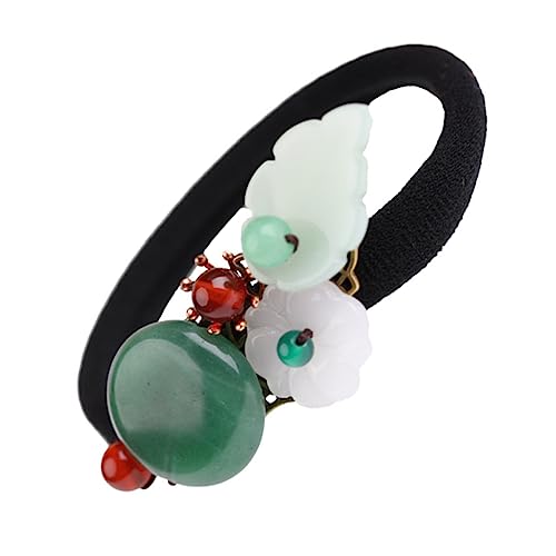 Housoutil Haargummi Qipao haar zubehör Dame pferdeschwanz halter haarschmuck Haarbänder Tiara dekorative Haarschnüre Haarseile für Frauen Hanfu Stirnband Antiquität Kopfbedeckung Fräulein von Housoutil