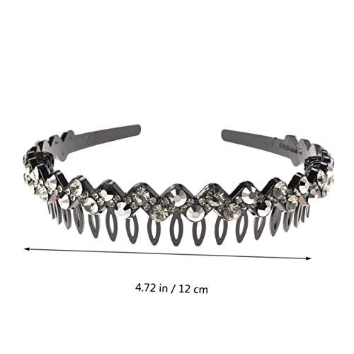 Housoutil Strass-stirnband Haarschmuck Für Frauen Mädchen Stirnband Haarbänder Für Damenhaar Neckende Kämme Haarschmuck Für Damen Mädchen Stirnbänder Kristall Kopfbedeckung Fräulein von Housoutil