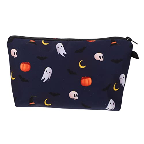 Housoutil Halloween-Kosmetiktasche Kosmetiktaschen Reise-Aufbewahrungstasche Make-up-Taschen Kosmetik-Organizer-Tasche Kosmetik-Organizer-Etui Karikatur Wäschesack Reisetasche Reisen von Housoutil