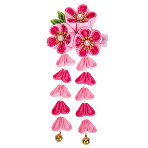 Hanfu-Haarschmuck die chinesen kinder haarschmuck Accessoires für Teenager-Mädchen Haarschmuck für Mädchen Blumenhaarspange für Mädchen Blumen-Haarspangen Pflaume Bossom schmücken von Housoutil