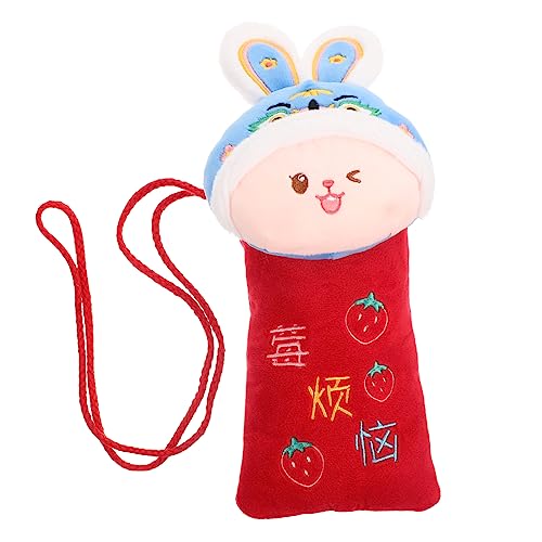 Housoutil Kaninchen Geldbörse kreuzen Tasche Fanny Schulter briefumschläge Roter Umschlag süß kleine rote Umschläge roter Umschlag des neuen Jahres PP Baumwolle Blue von Housoutil