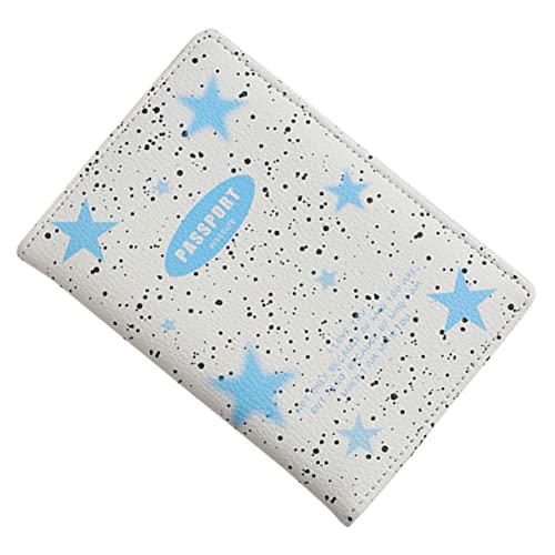 Housoutil Kartenetui Aus Pu-Material Reisepasshülle Mit Kartenhalter Dokumentenhalter Für Damen Schlichtes Design Reisezubehör Aufbewahrungshalter Für Karten Und Tickets von Housoutil