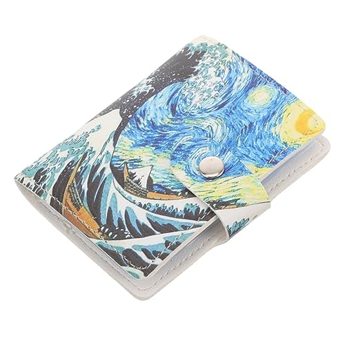 Housoutil Kartenhalter Aus Pu-Leder Sammelkartenhalter Mit Fächern Tragbare Geldbörse Für Kreditkarten Ausweise Und Visitenkarten Praktische Kartenetui Für Unterwegs von Housoutil