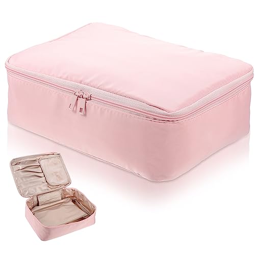 Housoutil Kosmetiktasche Mit Großem Fassungsvermögen Reise-Aufbewahrungstasche Große Make-up-Organizer-Tasche Reise Waschtasche Einfache Tasche Rosa Multifunktion Reisen von Housoutil