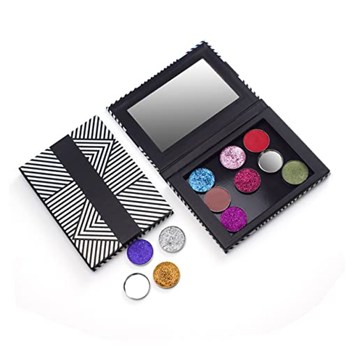 Housoutil leeres Make-up Lidschatten Pfannen mit Palette Make-up-Behälter leere Lidschattenpalette magnetisches Lidschattenetui Lidschatten-Box Make-up-Box Container Make-up-Palette von Housoutil