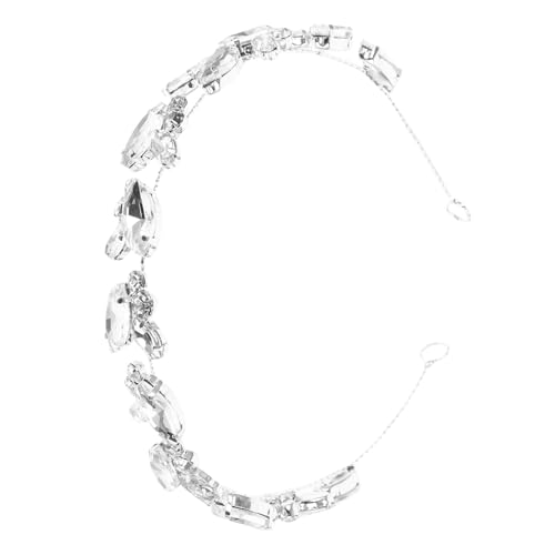 Legierung Zirkon weiches Haarband Stirnband Haarschmuck Braut Hochzeit Stirnband Zubehör (Stil 2) Brautstirnband zur Hochzeit Stirnbänder hochzeitshaar schmuck hochzeitsdeko Damen von Housoutil