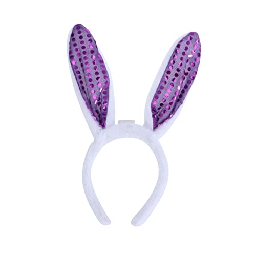 Housoutil Haarschmuck für Frauen Hasenohren Stirnband Geschenke Ohrringe LED-Hasenohr-Stirnband LED-Stirnband mit Hasenohren scheinen Tier kleines Geschenk Zubehör Baby Hut von Housoutil