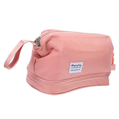 Housoutil Makeup Tasche 2 Stück Doppellagige Kosmetiktasche Oxford Miss Tragbare Handtasche Organizer Für Aufbewahrungstaschen von Housoutil