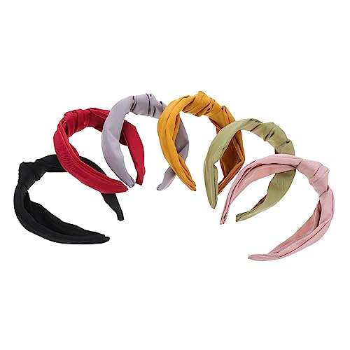 Housoutil Modisches Haarband für Den Heimgebrauch 6 Stück für Mädchen Zum Binden Der Haare Einfacher und Dekorativer Knoten von Housoutil
