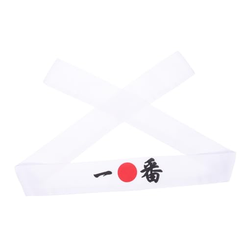 Housoutil Ninja-Stirnband japanische Kleidung Karate-Sportbandana Stirnbänder für Männer Bandanas für Männer Karate-Versorgung Kopfbedeckung für Sushi-Köche Haushalt Zubehör von Housoutil