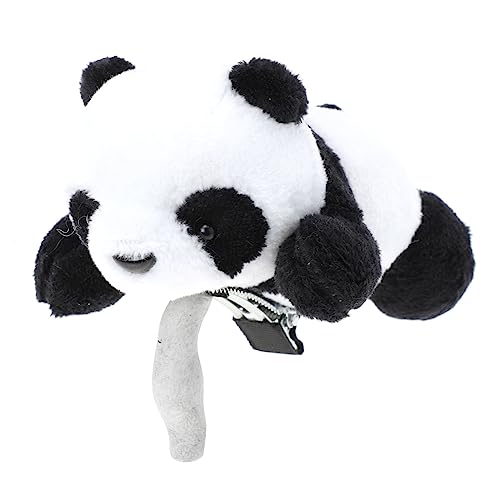 Housoutil Panda-haarnadel Tierische Panda-haarspangen Cartoon-tierhaarspangen Kuscheltier Südkorea Kind Flanell Elastizität von Housoutil