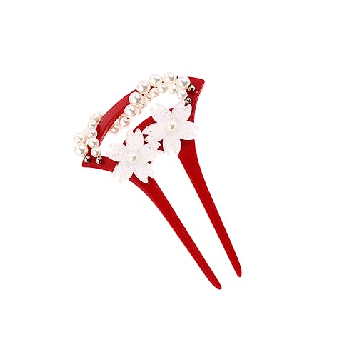 Housoutil Perlen Haarschmuck Damen Haarnadel Dekorative U-förmige Antike Chinesische Haarnadel Für Freizeit Party Feiern von Housoutil