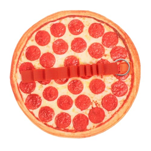 Housoutil Aufrollbare Stifthalteretui Aus Canvas Runder Stift Organizer Für Bleistifte Marker Zeichenstifte Mit Pizza-Muster Design Zum Tragen Und Aufbewahren von Housoutil