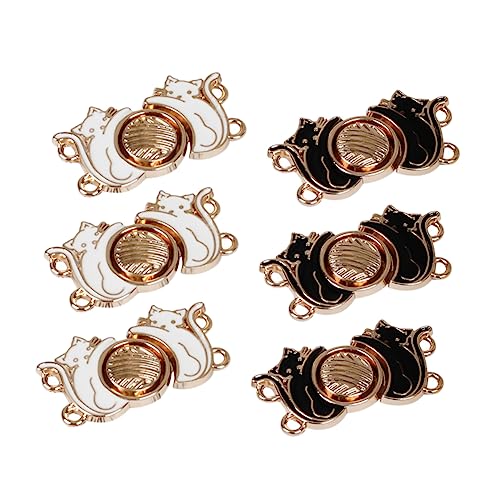 Housoutil Retro Cape Clips 6 Stück Für Damen Chinesischer Umhang Clip Eleganter Kragenverschluss Geeignet Für Pullover Mäntel Und Schals Vintage Design Ca 2.8cm x 1.5cm von Housoutil