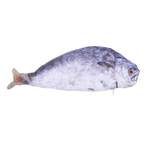 Housoutil Tasche Für Fischstifte Fisch Ausgestopftes Tier Spielzeugfisch Katzenspielzeug Fisch Floppender Fisch Fischform Fisch Geldbörse Mäppchen Rosa Bleistiftkoffer Fisch Beutel Stoff von Housoutil