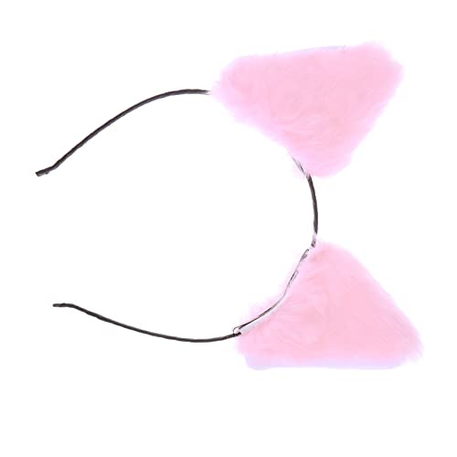 Housoutil Fuchs Haarreif maid headband cat ears hair hoop Party-Haarreifen Outfit für Mädchen Katzenohren Haarreifen kuscheltier Luxus Haarschmuck Make-up Pinsel Stirnband Kind Kopfbedeckung von Housoutil