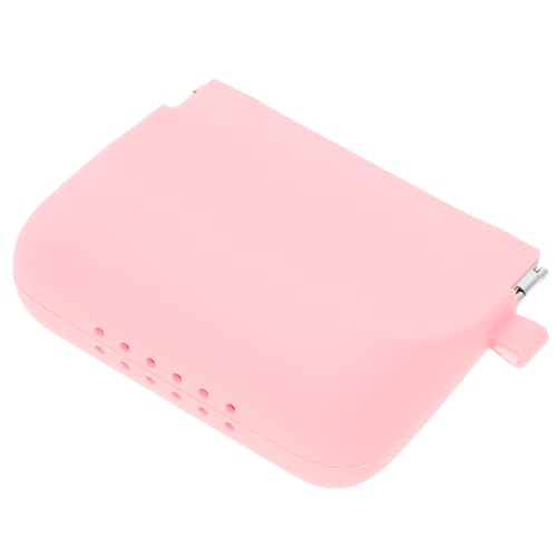 Housoutil Tragbare Aufbewahrungstasche Klare Make-up-Taschen Kosmetik Geldbörsen Für Damen Kleine Taschen Für Die Handtasche Kleiner Beutel Kleine Schminktasche Damen Geldbörse Rosa Stahl von Housoutil