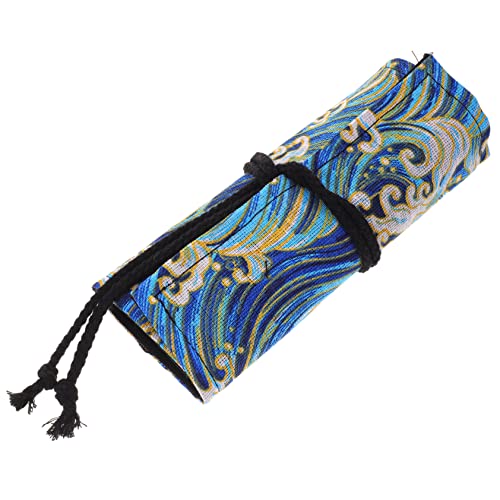 Housoutil Stifterolle für Bleistifte Tragbare Buntstift Organizer Große Kapazität Japanisches Design für Schule und Kunstbedarf von Housoutil