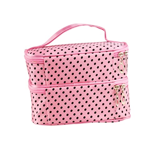 Housoutil Handtaschen für Damen Reise-Make-up Damen Tragetasche Make-up-Taschen Kosmetiktasche Makeup Tasche Koreanische Version Wäschesack Geschenkpackung Reisen Rosa von Housoutil