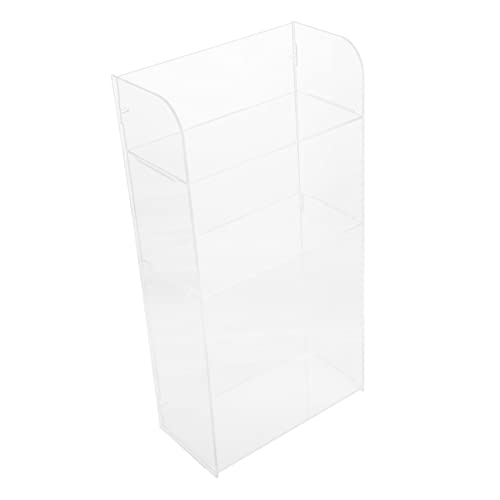 Housoutil Transparente Kosmetik-aufbewahrungsbox Aus Acryl Aufbewahrungskoffer Für Kosmetika Parfüm-wandorganisator Acryl-präsentationsregal Make-up-organizer Haarparfüm Bilden Make-up-box von Housoutil