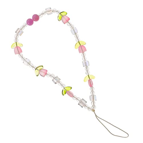 Housoutil Tulpen-anhänger Handykette Telefon Handy Kette Handgelverband Praktisch Deko Acryl Armband Mädchen Niedlich von Housoutil