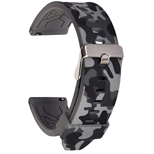 Housoutil Camouflage-Armbanduhr Kinder Uhrenarmband Hüllen für Männer Uhrenarmbandwechsel Herrenuhren Uhrengehäuse für Herren Silikonarmband Uhren Ersatzband Anschauen Gurt Fall Fräulein von Housoutil