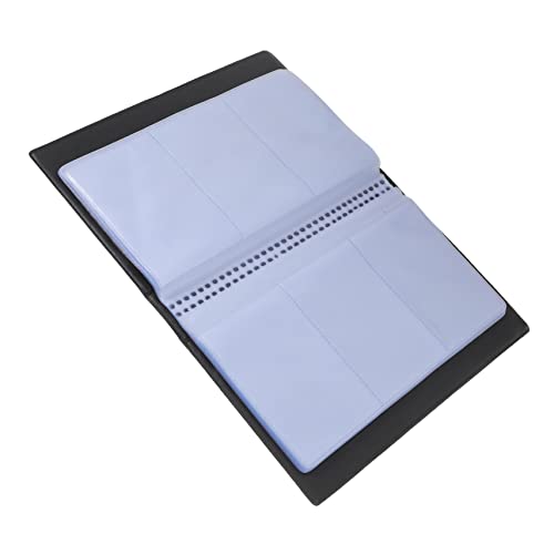 Housoutil Visitenkartenbuch Lagerung Name Sportkartenhalter Visitenkartenhalter-Organizer Buch Für Visitenkartenhalter Kreditkartenorganisator Spielkartenhalter Speicherversorgung Black PVC von Housoutil