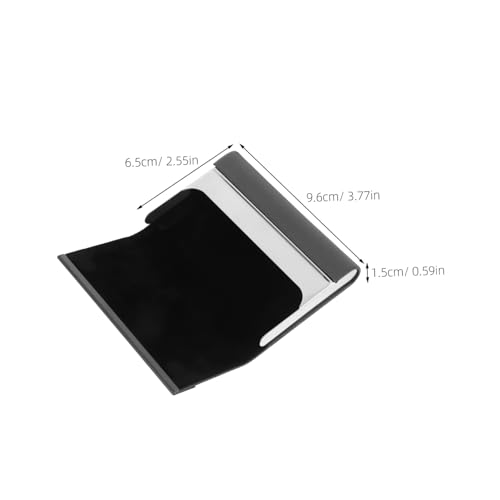 Housoutil Visitenkartenetui mit Magnetischem Verschluss Stilvoller Business Kartenhalter aus Grauem Kunstleder und Großzügig für Profis Unternehmer und Geschenke von Housoutil