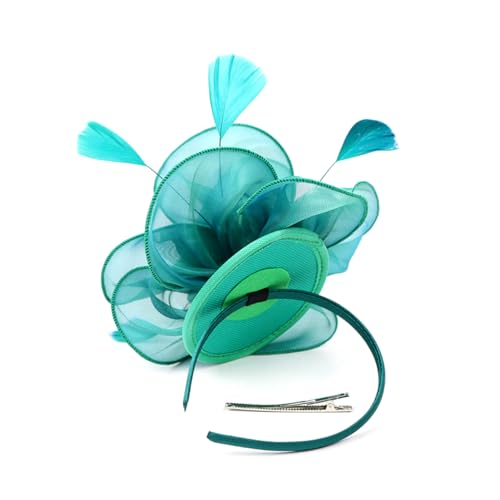 Housoutil Fascinators Für Teeparty Fascinator-hüte Kopfschmuck 50er Jahre Kopfbedeckung Mit Stirnband Fascinator-hut Für Damen Fascinatoren Für Kirchenhüte Für Die Blumen Braut von Housoutil