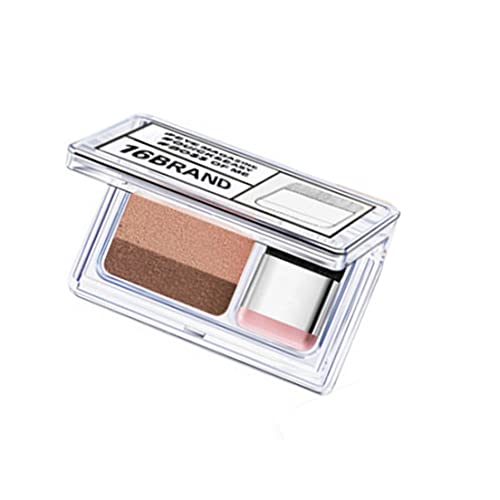 Lazy Eyeshadow Langanhaltender wasserfester Lidschatten Zweifarbiger Glitzer-Lidschatten mit Farbverlauf und Pinsel Lidschatten Glitzer-Lidschatten Metallic-Lidschatten Pigmentierter Lidschatten Lidsc von HoveeLuty