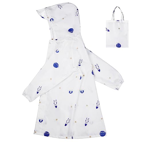Hovkib Kinder Regenmantel für Mädchen Jungen Regenjacke Kleinkind Regenponcho Leichte Regenbekleidung Wasserdicht Regenanzug Regenkleidung XL/8-10 Jahre von Hovkib