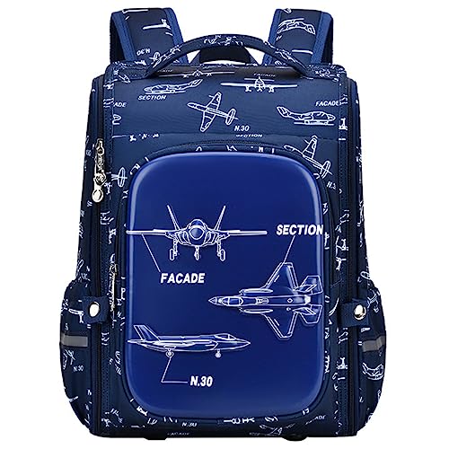 Kinderrucksack Jungen Mädchen Tagesrucksack Schultasche Grundschultaschen Teenager Rucksäcke Schulrucksack Wasserdicht Büchertasche Daypack Reise Casual Satchel für 6-8 Jahre von Hovkib