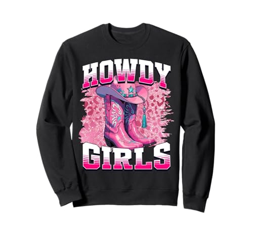 Stiefel Cowboy Western Cowgirl Rosa Leopard Howdy Girls Sweatshirt Stiefel Cowboy Western Cowgirl Rosa Leopard Howdy Girls Sweatshirt von Howdy Girls Boot Cowboy Western Cowgirl