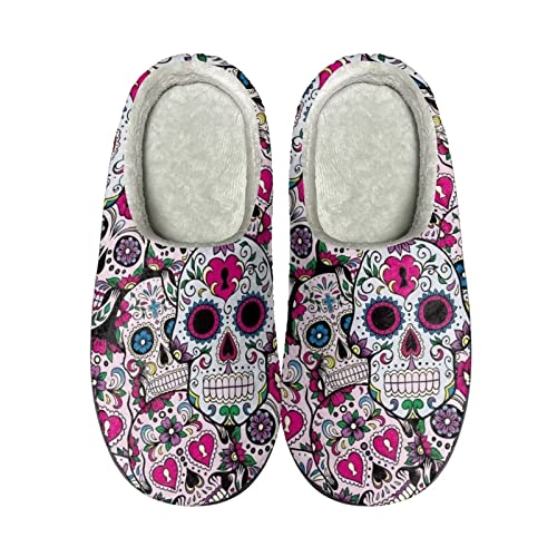 Howilath 3D-Pferdekopf-Designer-Männer-Frauen-bequeme warme Haushausschuhe Unisex-Slip-on-Hausschuhe-39-40 von Howilath